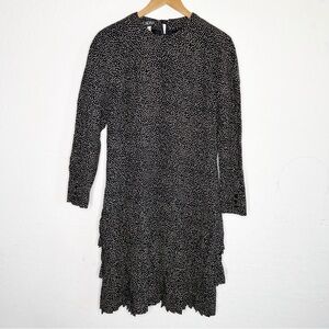 Escada by Margaret Ley Wool Vintage 80s Drop Waist Pleated Dress
